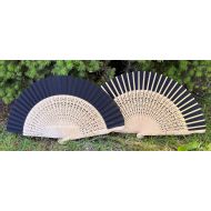 wachlarz hiszpański DĄB-ROBLE ażur 23 cm NOWOŚĆ - prawa i lewa strona - -_y_wachlarze4118_new_azurowe_dab_roble_23cm_czarna_tkanina.jpg