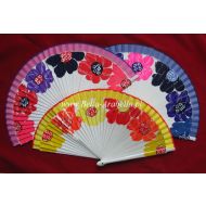 wachlarz hiszpański KWIATY MALOWANE 23cm - lewa strona - wachlarze6677_drewniane_pelne_2u_stronne_kwiaty_23cm_l,_przecena.jpg