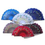 wachlarz hiszpański WIOSENNE LISTKI 20 cm - wachlarze8022_jednostronny_azur_20cm_wiosenne_listki_2.jpg