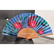 wachlarz hiszpański polerowana grusza FLORES de SEDA 27 cm - NOWOŚĆ - arbuzy, wzór 3 - y_wachlarz2777_pelny_poler_grusza_jedwabna_tkanina_27cm_arbuzy_wzor3.jpg